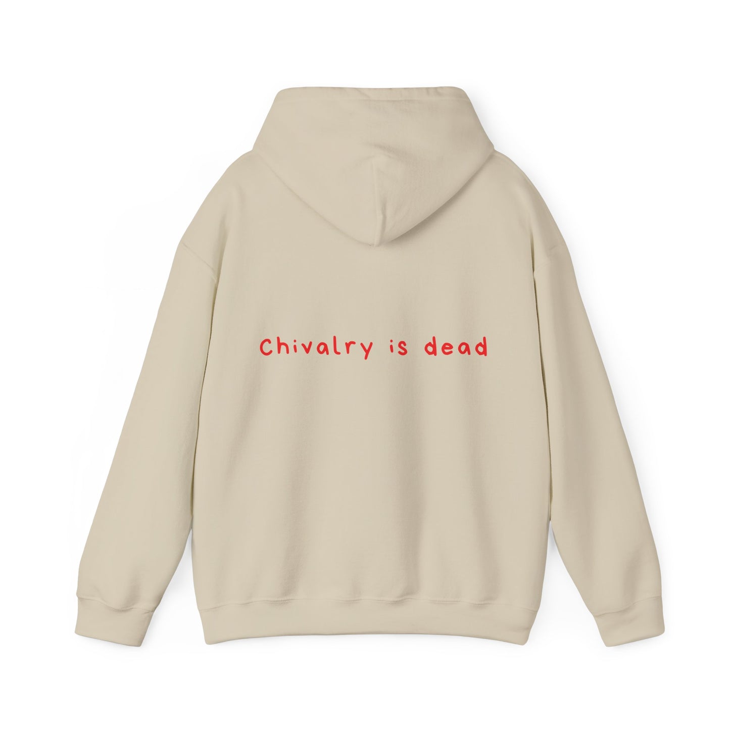 Chivalry is dead oversized hoodie
