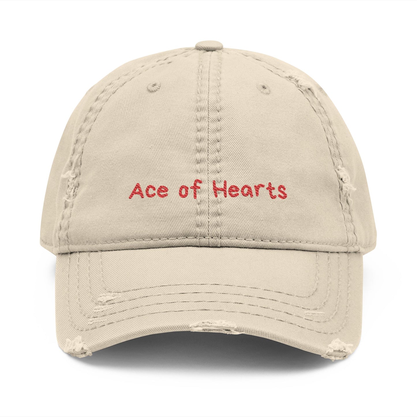 Ace of Hearts Distressed Cap