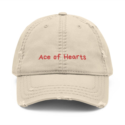 Ace of Hearts Distressed Cap