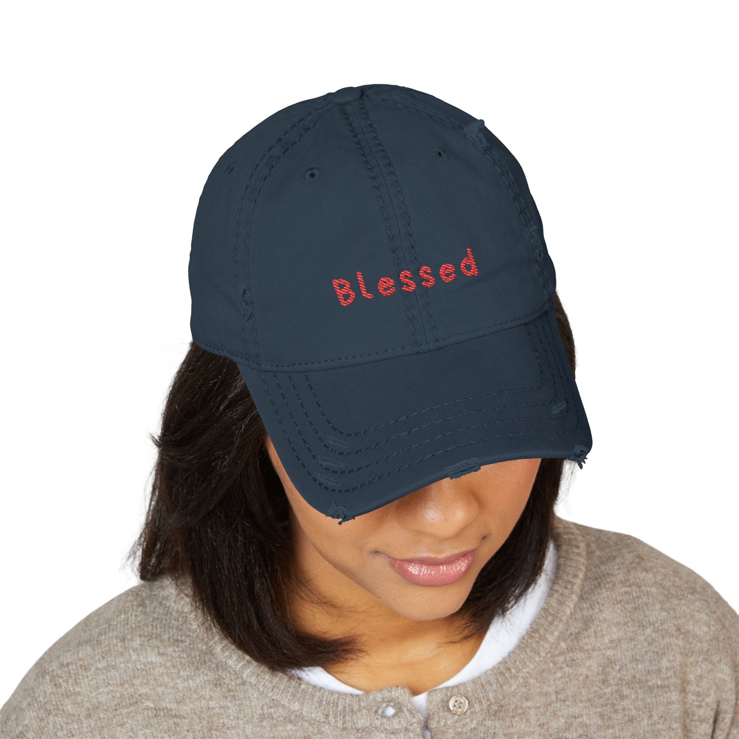 Blessed Distressed Cap