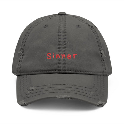Sinner Distressed Cap