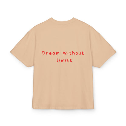 Dream without limits oversized tee