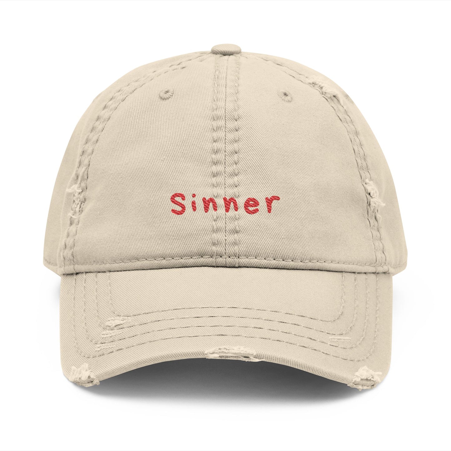 Sinner Distressed Cap