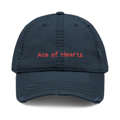 Ace of Hearts Distressed Cap