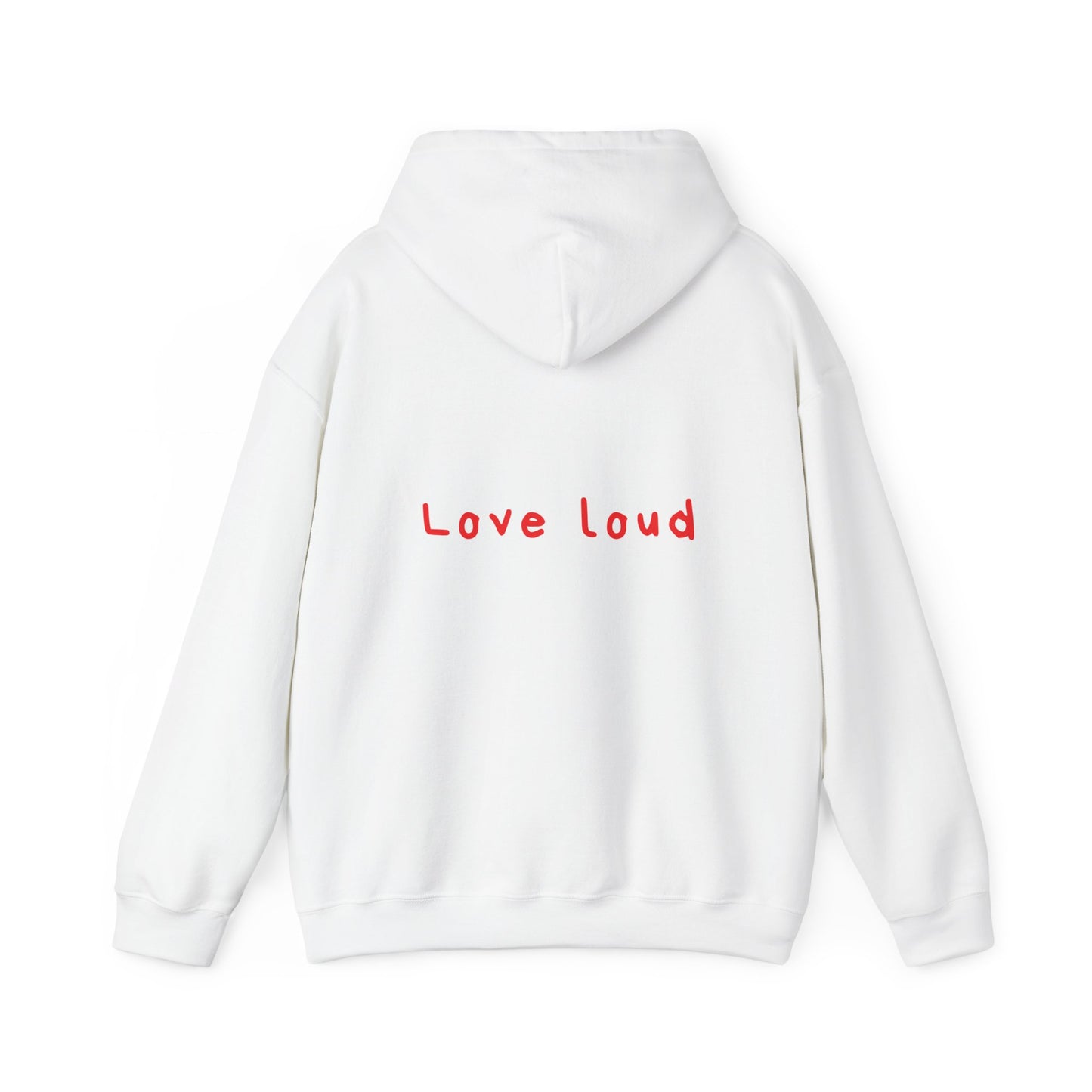 Love loud oversized hoodie