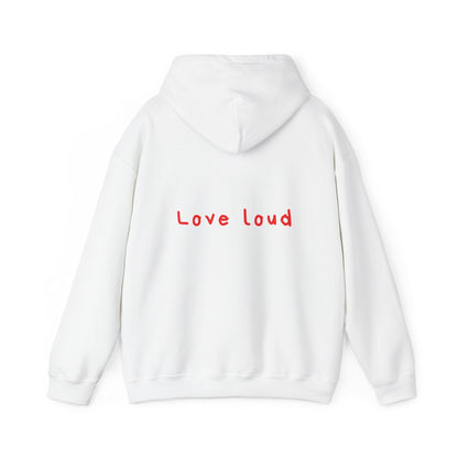 Love loud oversized hoodie