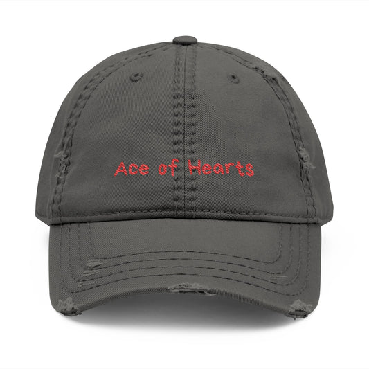 Ace of Hearts Distressed Cap
