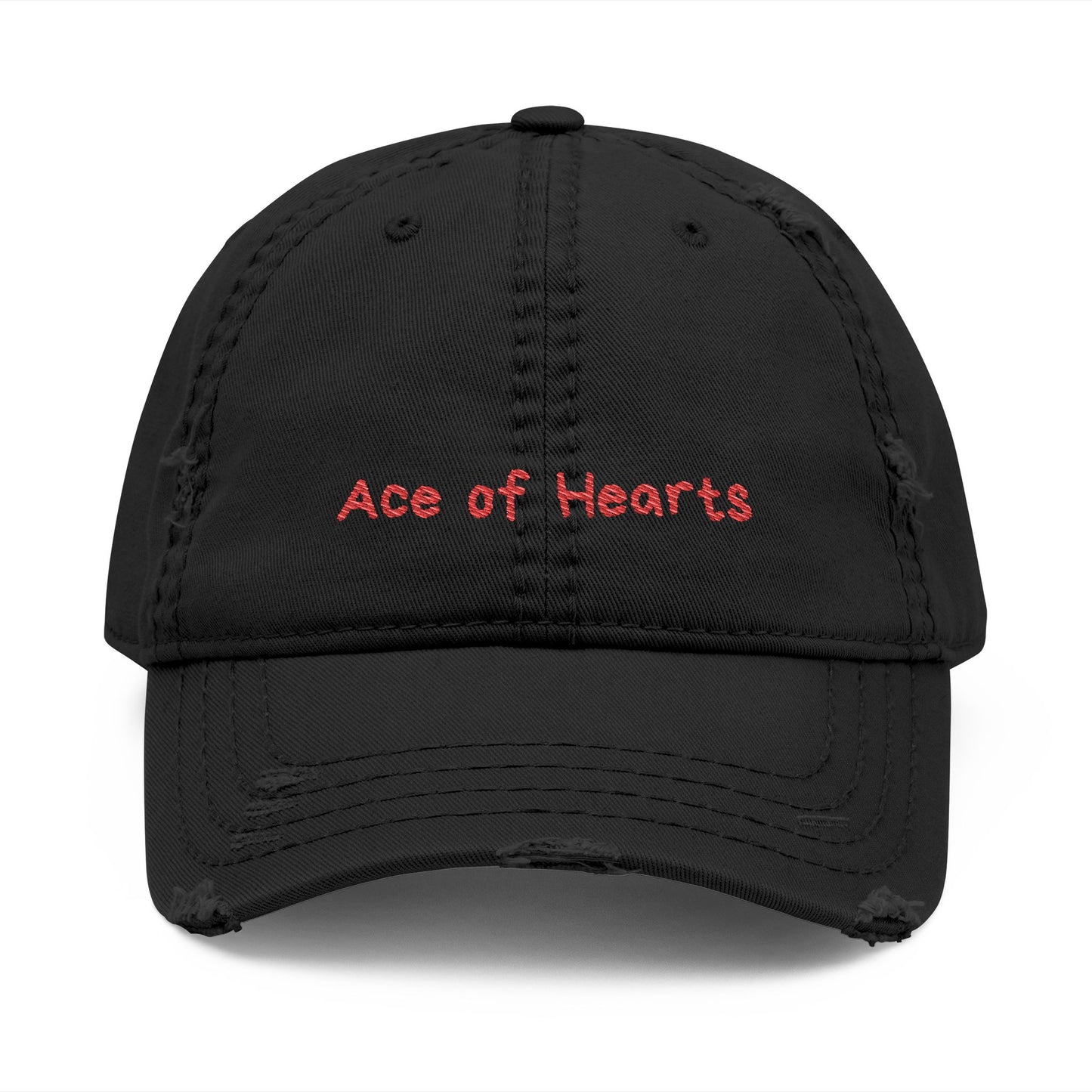 Ace of Hearts Distressed Cap